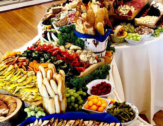 appetizer table