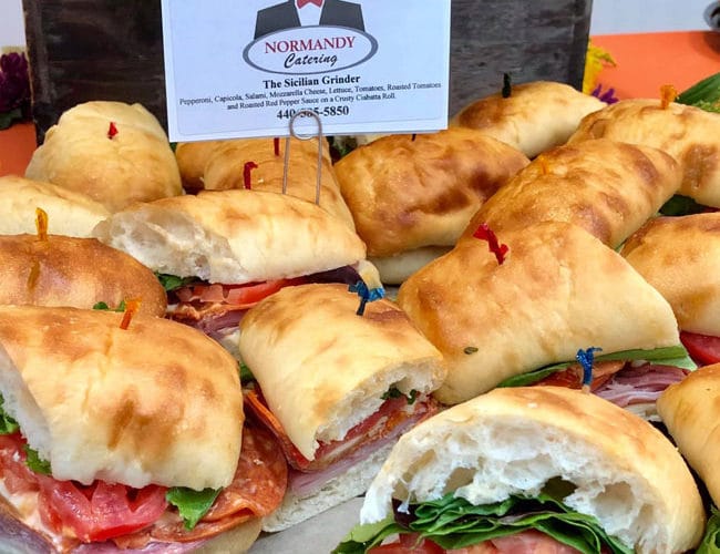 the sicilian grinder sandwich by Normandy Catering