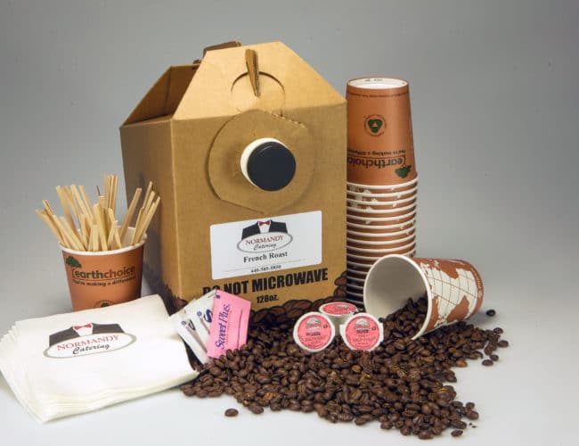coffee delivery supplies by Normandy Catering
