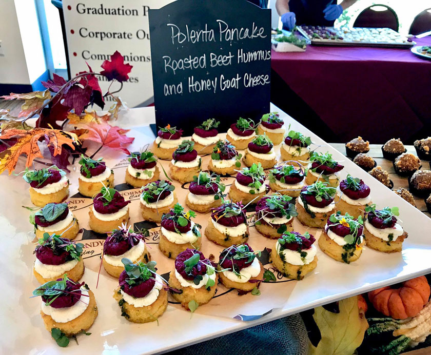 Normandy Appetizers and Food Display